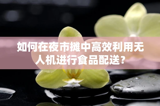 如何在夜市摊中高效利用无人机进行食品配送？