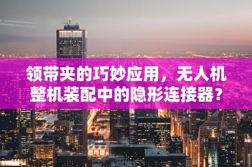 领带夹的巧妙应用，无人机整机装配中的隐形连接器？