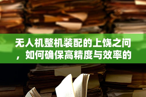 无人机整机装配的上饶之问，如何确保高精度与效率的完美融合？