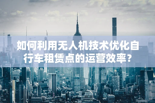 如何利用无人机技术优化自行车租赁点的运营效率？