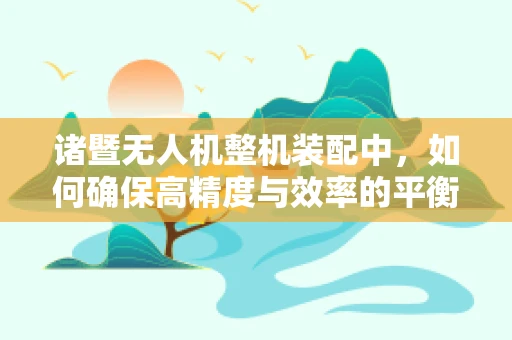诸暨无人机整机装配中，如何确保高精度与效率的平衡？