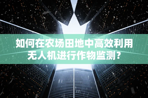 如何在农场田地中高效利用无人机进行作物监测？