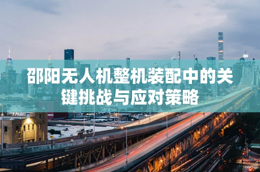 邵阳无人机整机装配中的关键挑战与应对策略