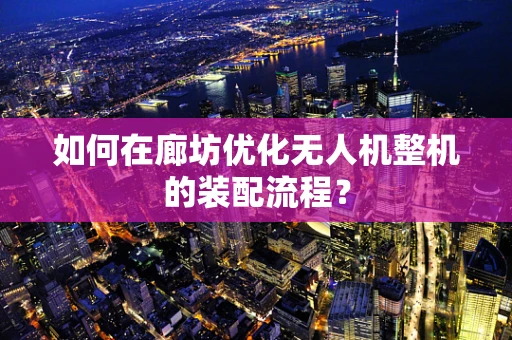 如何在廊坊优化无人机整机的装配流程？