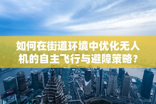 如何在街道环境中优化无人机的自主飞行与避障策略？
