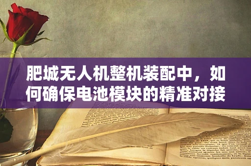 肥城无人机整机装配中，如何确保电池模块的精准对接与安全？