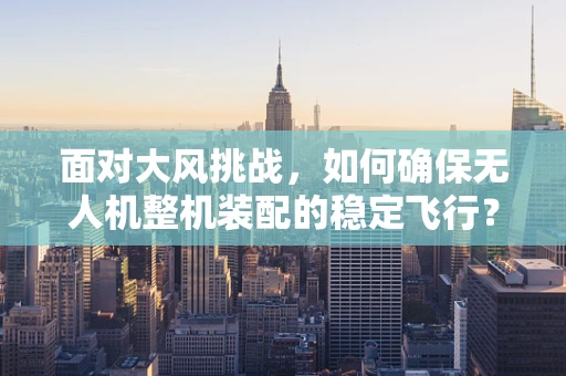 面对大风挑战，如何确保无人机整机装配的稳定飞行？