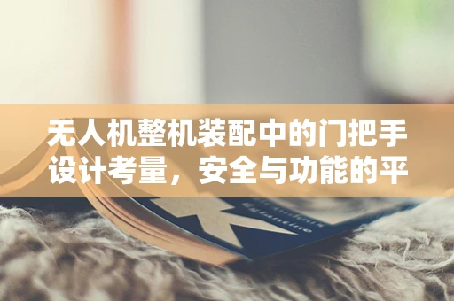 无人机整机装配中的门把手设计考量，安全与功能的平衡