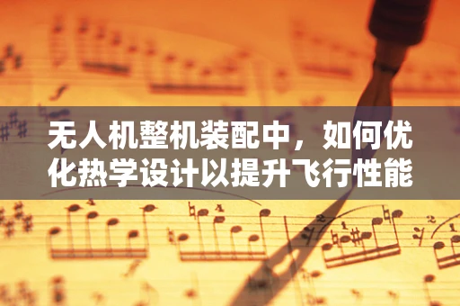 无人机整机装配中，如何优化热学设计以提升飞行性能？