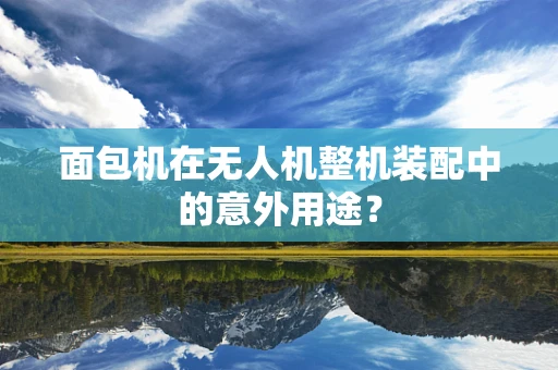 面包机在无人机整机装配中的意外用途？