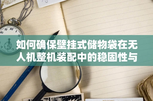 如何确保壁挂式储物袋在无人机整机装配中的稳固性与功能性？