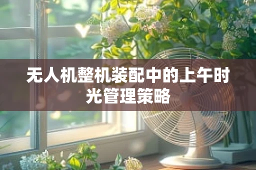 无人机整机装配中的上午时光管理策略
