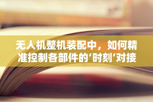 无人机整机装配中，如何精准控制各部件的‘时刻’对接？