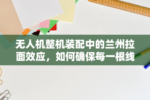 无人机整机装配中的兰州拉面效应，如何确保每一根线缆的劲道与融合？