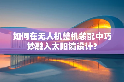 如何在无人机整机装配中巧妙融入太阳镜设计？