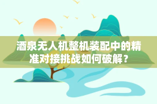 酒泉无人机整机装配中的精准对接挑战如何破解？