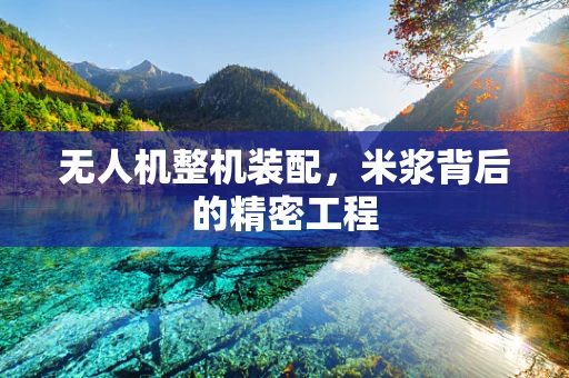 无人机整机装配，米浆背后的精密工程