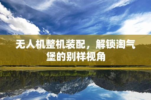 无人机整机装配，解锁淘气堡的别样视角