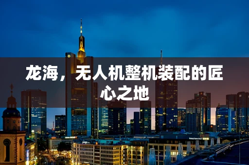 龙海，无人机整机装配的匠心之地