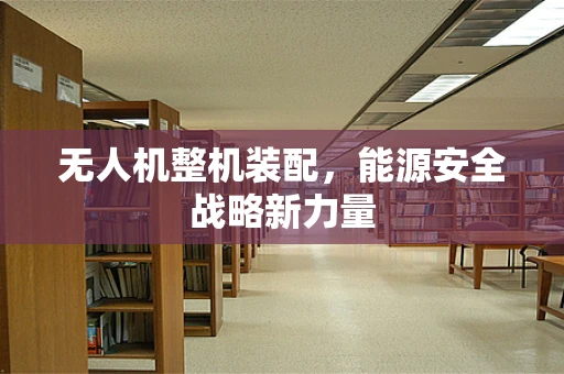 无人机整机装配，能源安全战略新力量