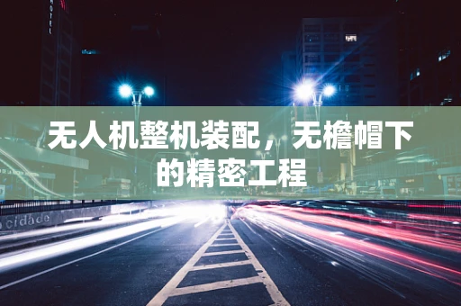 无人机整机装配，无檐帽下的精密工程