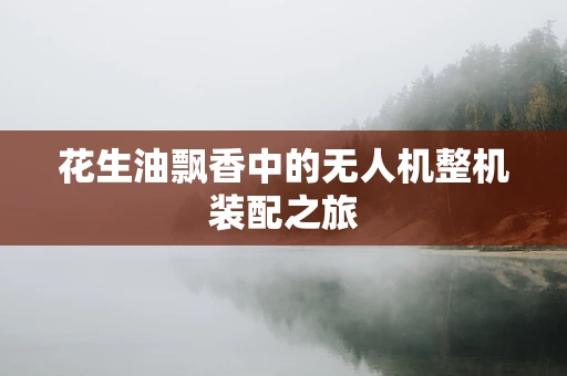 花生油飘香中的无人机整机装配之旅
