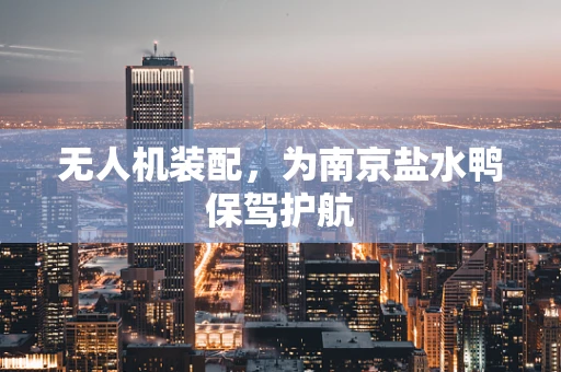 无人机装配，为南京盐水鸭保驾护航