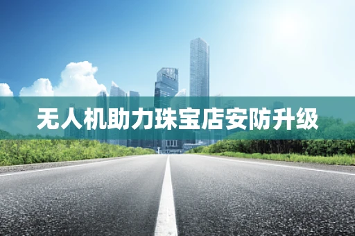 无人机助力珠宝店安防升级