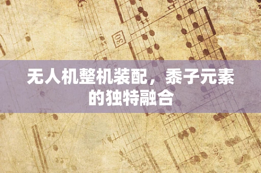 无人机整机装配，黍子元素的独特融合