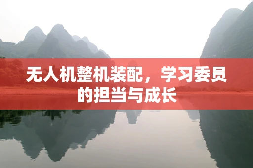 无人机整机装配，学习委员的担当与成长