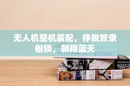 无人机整机装配，挣脱奴隶枷锁，翱翔蓝天