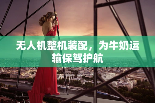 无人机整机装配，为牛奶运输保驾护航