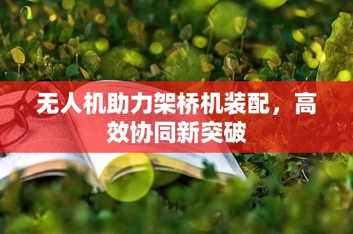无人机助力架桥机装配，高效协同新突破