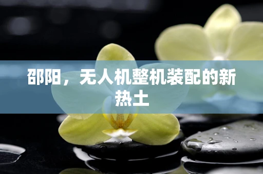 邵阳，无人机整机装配的新热土