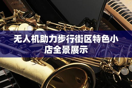 无人机助力步行街区特色小店全景展示