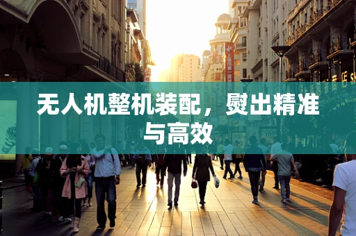 无人机整机装配，熨出精准与高效