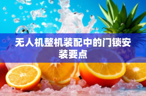 无人机整机装配中的门锁安装要点