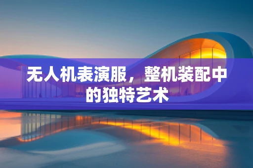无人机表演服，整机装配中的独特艺术