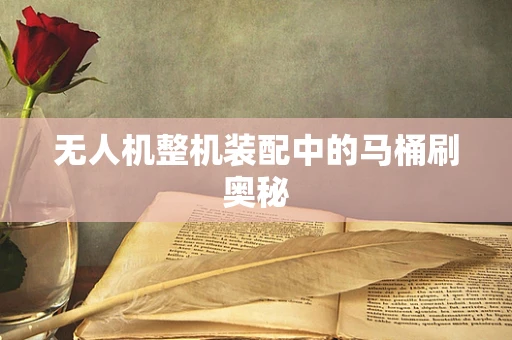 无人机整机装配中的马桶刷奥秘