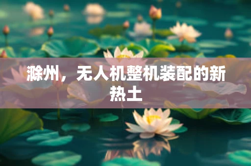 滁州，无人机整机装配的新热土