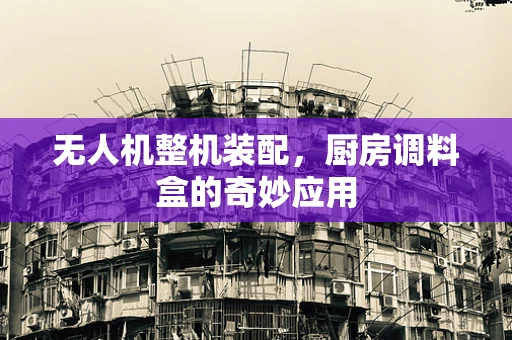 无人机整机装配，厨房调料盒的奇妙应用