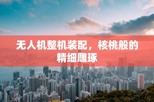 无人机整机装配，核桃般的精细雕琢