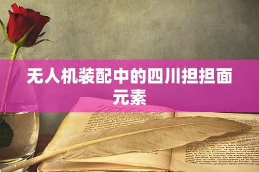 无人机装配中的四川担担面元素