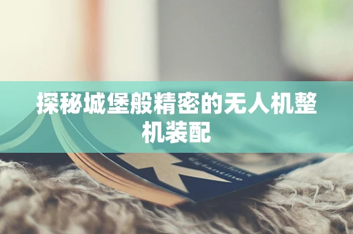 探秘城堡般精密的无人机整机装配