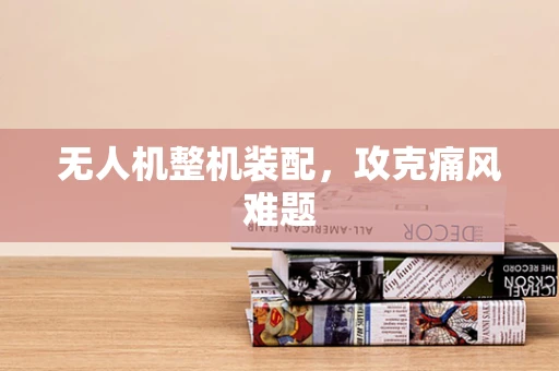 无人机整机装配，攻克痛风难题