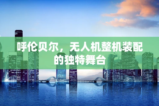 呼伦贝尔，无人机整机装配的独特舞台
