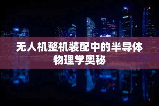 无人机整机装配中的半导体物理学奥秘
