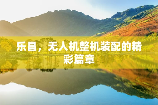 乐昌，无人机整机装配的精彩篇章