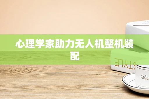 心理学家助力无人机整机装配