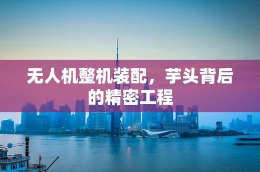 无人机整机装配，芋头背后的精密工程